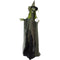 Haunted Hill Farm - 6-Ft. Buella the Animatronic Fortune-Telling Witch, Indoor or Covered Outdoor Halloween Decoration