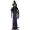 Haunted Hill Farm - Myrtle the Skeleton Witch with 6-Function Multi-Color Light, Indoor or Covered Outdoor Halloween Decoration