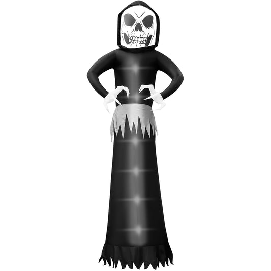 Haunted Hill Farm - 20-Ft. Tall Pre-lit Inflatable Ghost Reaper