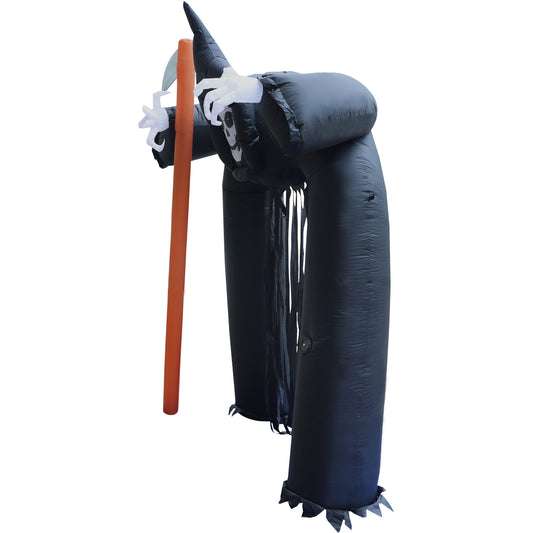 Haunted Hill Farm - 10-Ft. Tall Pre-lit Musical Inflatable Grim Reaper Arch