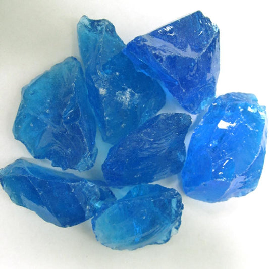 Hiland Fire Glass Hiland Patio Heaters Recycled Fire Pit Fire Glass in Turquoise