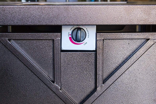 Hiland Fire Pits Hiland Patio Heaters Outdoor Fire Pit in Hammered Bronze