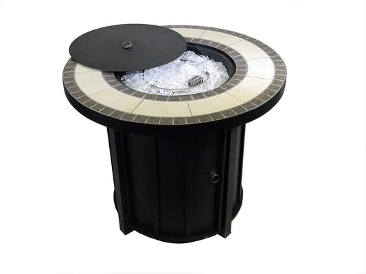 Hiland Fire Pits Hiland Patio Heaters Round Tile Top Firepit