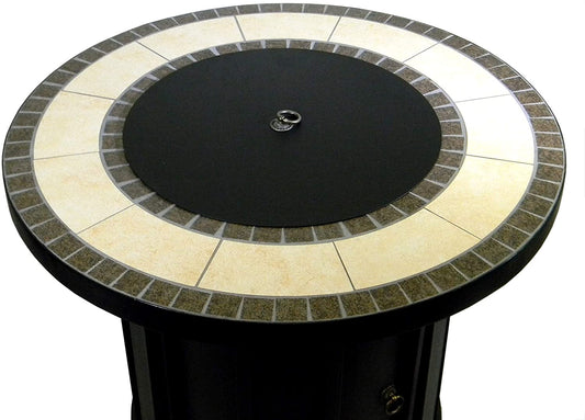 Hiland Fire Pits Hiland Patio Heaters Round Tile Top Firepit