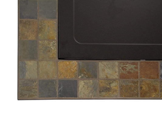 Hiland Fire Pits Hiland Patio Heaters Square Slate Fire Pit