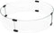 Hiland Glass Wind Screen Hiland Patio Heaters Glass Wind Screen - 22" Round