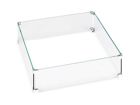 Hiland Glass Wind Screen Hiland Patio Heaters Glass Wind Screen - 22" Square