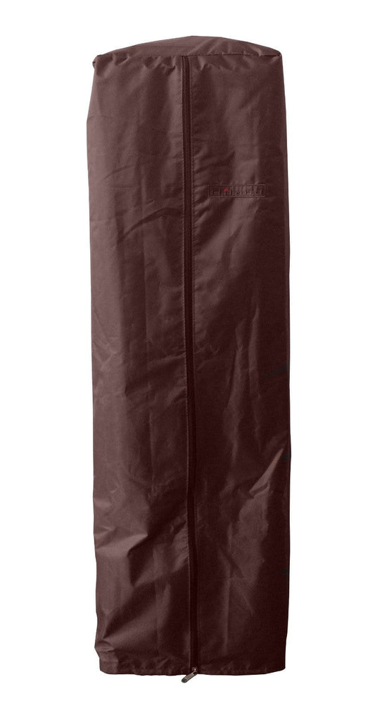 Hiland Heater Covers Hiland Patio Heaters Table Top Glass Tube Patio Heater Cover in Mocha 11" shield, 13" base 38" height