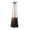 Hiland Tower Patio Heater Patio Heater Hiland Patio Heaters Glass Tube Patio Heater in Hammered Bronze