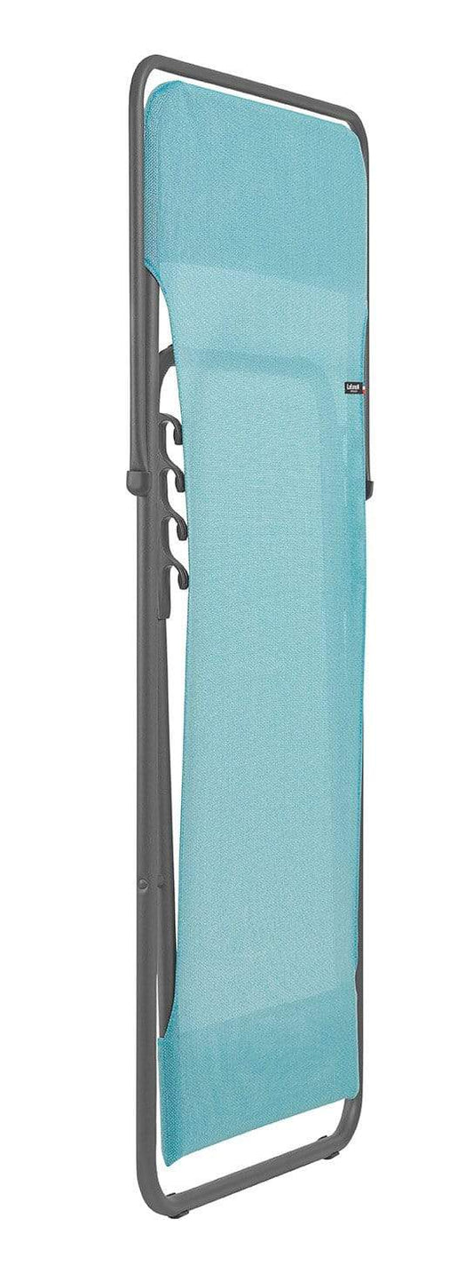 HomeRoots Outdoors Beach Chairs Lac / Frame: powder coated finish (100% polyester powder Folding Sling Chair - Set of 2 - Basalt Steel Frame - Lac Fabric