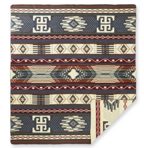 HomeRoots Outdoors Home Decor > Throws 82" X 93" Polka Dot Blanket