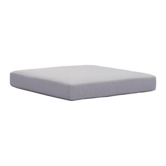 HomeRoots Outdoors Outdoor Chair Cushions Light Gray / Sunproof Fabric 30.3" X 30.3" X 3.9" Light Gray Cushion Beach Seat