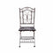 HomeRoots Outdoors Outdoor Chairs Brown / Mosaic/Metal Mosaic/Metal Garden Chair, Brown