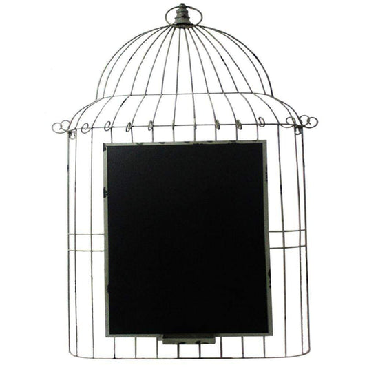 HomeRoots Outdoors Outdoor Decor Black and Gray / Metal Stunning Metal Wall decor With Board