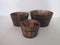 HomeRoots Outdoors Outdoor Decor Brown / Wood 1" x 10" x 1" Brown, Wood Garden Planter - 3 Piece