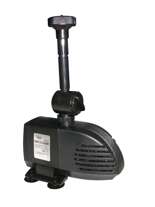 HomeRoots Outdoors Outdoor Decor Title / Plastic Surge Pump 290 Gph With Fountain Heads / 33 Ft. Cord