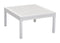 HomeRoots Outdoors Outdoor Furniture > Outdoor Tables White / Polyresin, Powder Coated Aluminum 33.5" x 30.7" x 17.1" White, Polyresin, Powder Coated Aluminum, Lift-Top Coffee Table