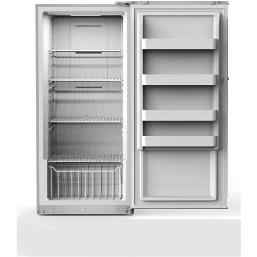 Midea - 17.0 CF Upright Freezer, Convertible - Stainless - WHS-625FWESS1