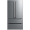 Midea - 23 CF Stainless Counter-Depth 4-Door French Door - MRQ23B4AST