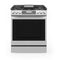 Midea - 6.1 CF / 30" Gas Range, Convection, Wi-Fi - Stainless - MGS30S4AST
