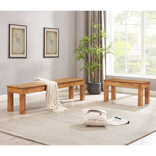 Imperial Game Tabls and Furniture Imperial - 36" Unpadded 2 Person Bench Acacia - 26-14358