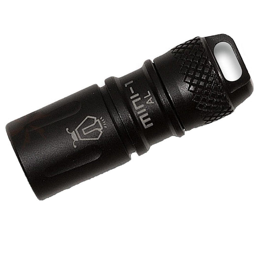 Jetbeam Lights : Keychain Lights Jetbeam Mini-Al Keychain Flashlight Black Aluminum
