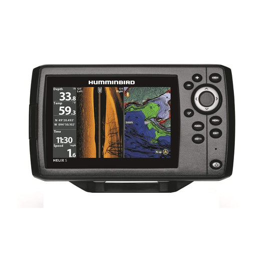Johnson Outdoors Marine/Water Sports : Fish Locators Humminbird HELIX 5 Chirp SI GPS G2 Fishfinder