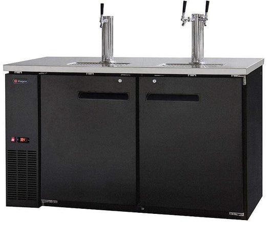 Kegco Kegco - 61" Wide Triple Tap Black Commercial Kegerator