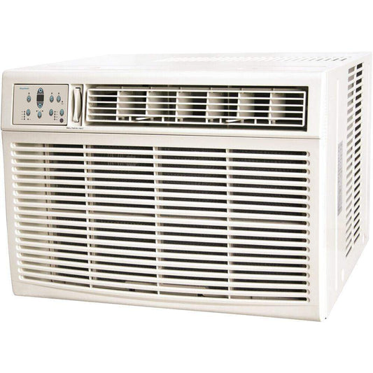Keystone Window A/C Keystone 18,500/18,200 BTU 230V Window/Wall Air Conditioner with 16,000 BTU Supplemental Heat Capability