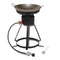King Kooker Camping & Outdoor : Cooking King Kooker 24WC-24in Outdoor Cooker w Steel Wok-2 Utensils