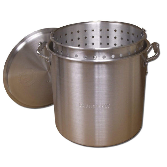 King Kooker Camping & Outdoor : Cooking King Kooker KK60-60 Qt. Aluminum Pot with Basket and Lid