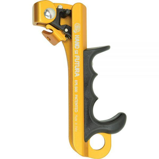 KONG Caving > ASCENDER > HANDLE FUTURA HAND ASCENDER RIGHT HAND BLACK AND ORANGE KONG - FUTURA HAND ASCENDER RIGHT
