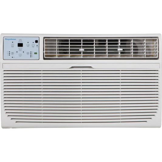 Keystone 14,000 BTU 230V Through-the-Wall Air Conditioner with Follow Me LCD Remote Control