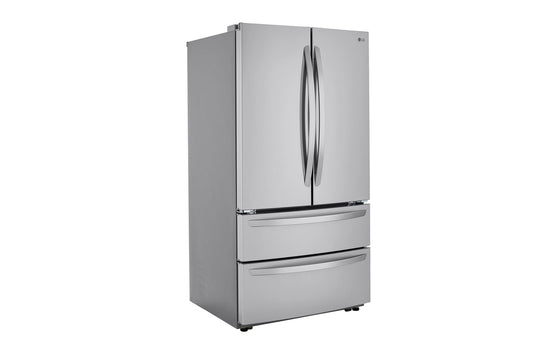 LG - 26.9-cu ft 4-Door French Door Refrigerator with Ice Maker - LMWS27626S