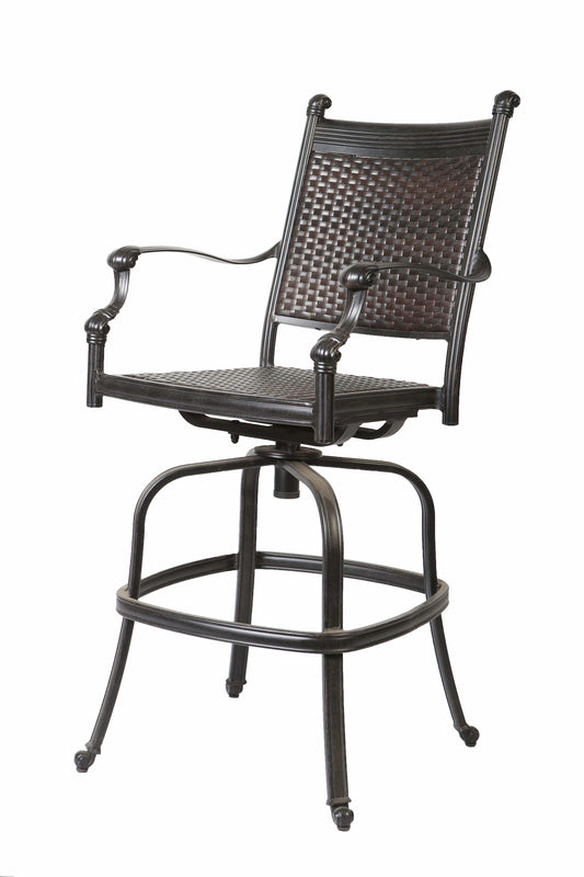 Lawton Casual Comfort Outdoor Barstools Lawton Casual Comfort - Wicker Counter Barstool (Set of 2)