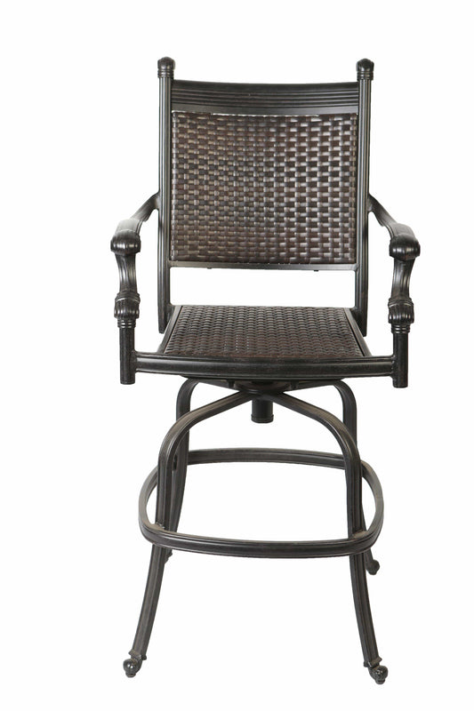 Lawton Casual Comfort Outdoor Barstools Lawton Casual Comfort - Wicker Counter Barstool (Set of 2)