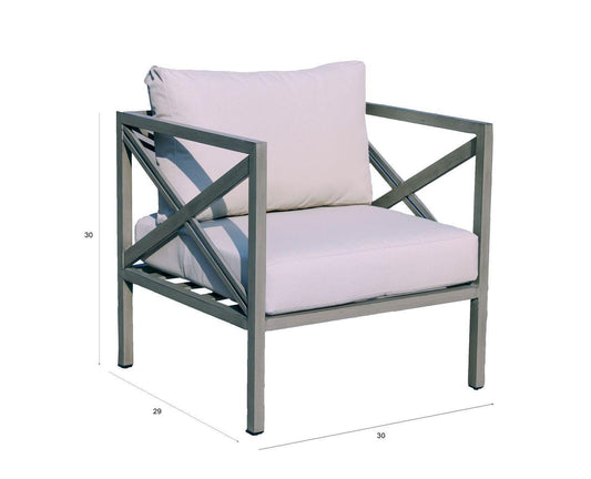 Lawton Casual Comfort Outdoor Chairs Lawton Casual Comfort - Oasis Aluminum Club Chair with cushions (Set of 2)