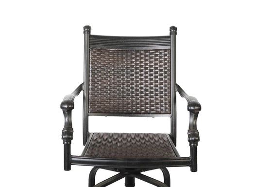 Lawton Casual Comfort Outdoor Dining Chairs Lawton Casual Comfort - Wicker Swivel Rocker (Set of 2)