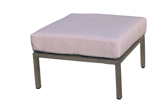 Lawton Casual Comfort Outdoor Ottoman Lawton Casual Comfort - Oasis Aluminum Ottoman with cushion (Set of 2)