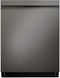 LG - 24 in. PrintProof Black Stainless Steel Top Control Smart Dishwasher with QuadWash Pro, Dynamic Dry and TrueSteam - LDPS6762D