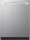 LG - 23.75 in. in PrintProof Stainless Steel Smart Top Control Dishwasher with QuadWash Pro, Dynamic Heat Dry and TrueSteam - LDTH7972S