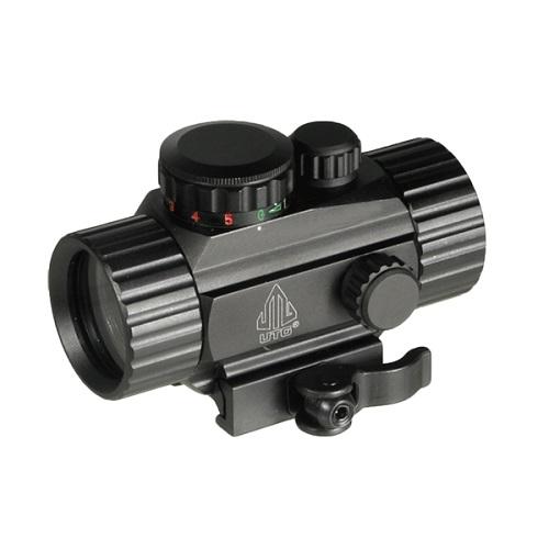 Leapers Optics : Sights Leapers UTG 3.8in ITA Red Green Cir Dot Sight w Integ QD Mnt