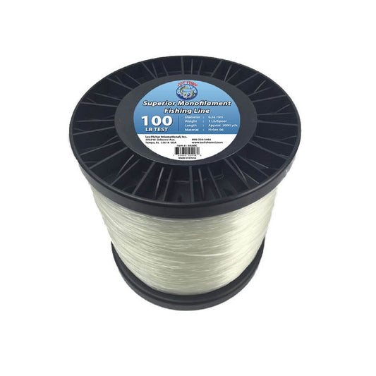 Lee Fisher Fishing : Line Joy Fish 5 Lb Spool Monofilament Fishing Line-100Lb Clear