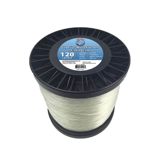 Lee Fisher Fishing : Line Joy Fish 5 Lb Spool Monofilament Fishing Line-120Lb Clear