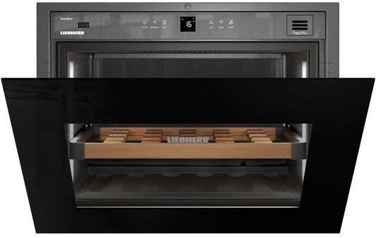 Leibherr Wine Cooler Leibherr - 24 Inch Built-in Wine Cooler with Push-to-Open | HWgb 1803