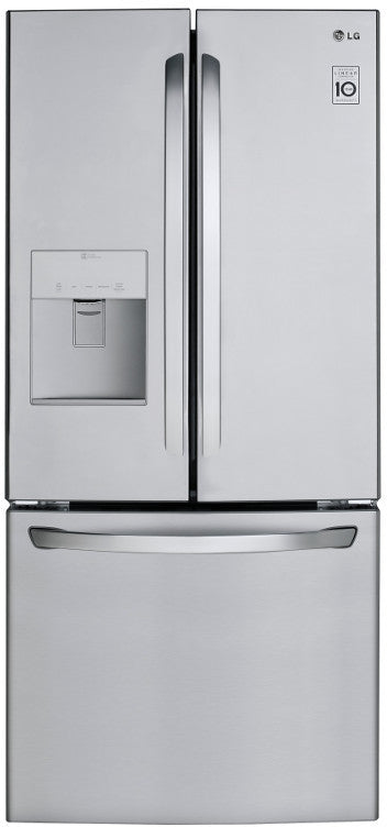 LG - 30 Inch French Door Refrigerator with External Water Dispenser - LFDS22520S