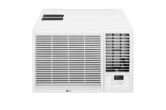 LG Window Heat/Cool LG 18,000 BTU 230V Window-Mounted Air Conditioner with 12,000 BTU Supplemental Heat Function