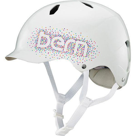 LIBERTY MOUNTAIN 516701 BANDITA WHITE CONFETTI S/M BANDITA YOUTH HELMET