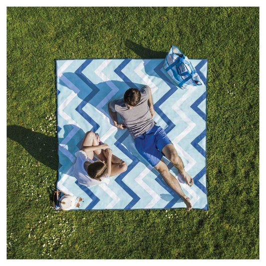 LIBERTY MOUNTAIN Shelter SANDLITE MAT L - BLUE ZIG ZAG