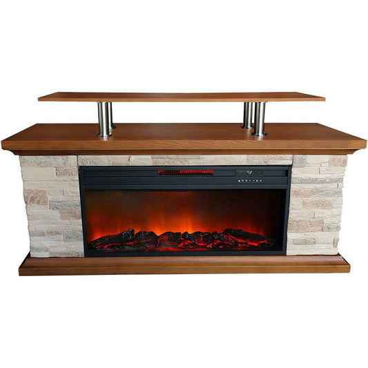 LifeSmart LifeSmart 60 Inch Media Fireplace